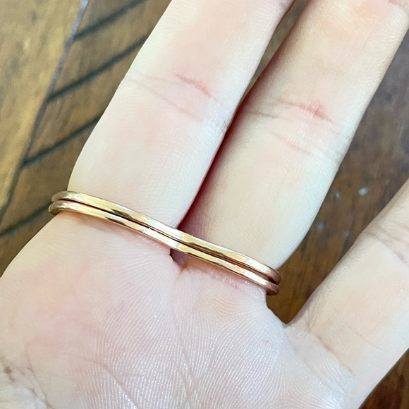 Monica Vinader diamond double finger rings. Two for the price of one! - Picture 3 of 4